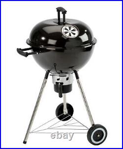 LANDMANN Medium Kettle Charcoal BBQ Portable Grill 43cm diameter