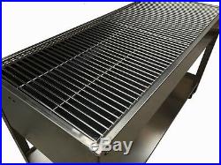LARGE Zodiac STAINLESS STEEL CHARCOAL CATERING COMMERCIAL BBQ GRILL NO BOX