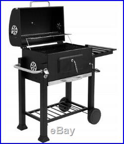 LUND BBQ Barbecue Grill Charcoal Portable Grill Wheels Grate 23x15