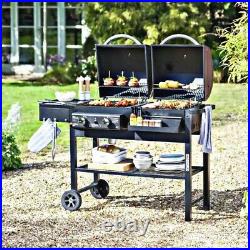 LandMann Grill Chef Dual Fuel Gas and Charcoal BBQ