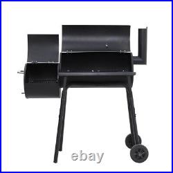 Large Barrel BBQ Barbecue Outdoor Charcoal Portable Grill Garden Drum 2 Burners