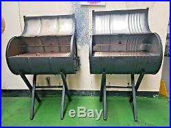 Large Bbq Charcoal Oil Barrel Smoker Grill Jerk Pan For All Occasion