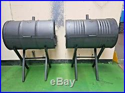 Large Bbq Charcoal Oil Barrel Smoker Grill Jerk Pan For All Occasion