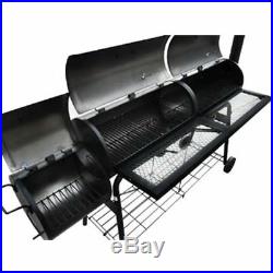 Large Charcoal Barrel BBQ Grill Big Garden Barbecue Patio Smoker BBQ Durable