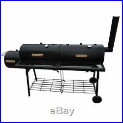 Large Charcoal Barrel BBQ Grill Big Garden Barbecue Patio Smoker BBQ Durable NEW