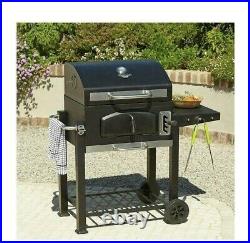 Large Classic 60cm American Charcoal BBQ Grill Barbecue smoker. HEATING outdoor