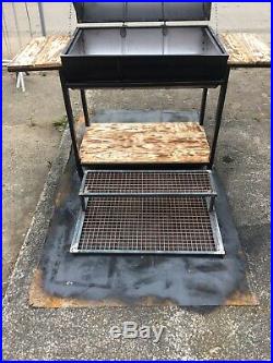 Large Double Rack Oil Drum Bbq Drum Bbq Oh My Grill Deluxe Jerkpan