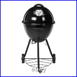 Large Egg shaped Style BBQ Charcoal Grill Outdoor Patio Garden With Wheels