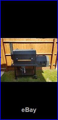 Large Heavy Duty Offset Smoker Bbq Charcoal Grill