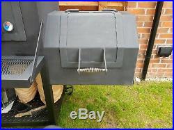 Large Heavy Duty Offset Smoker Bbq Charcoal Grill
