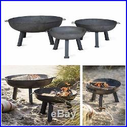 Large Jumbo Outdoor Garden Fire Pit BBQ Freestanding Patio Table Bowl Grill UK