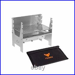 Light Mobile and Stick Together Charcoal Barbecue Grill Made of