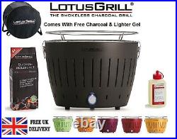 Lotus Grill Standard Smokeless BBQ Suitable for 10 people Fast Cooking Grey