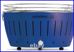 Lotus Grill XL Charcoal Barbecue Garden BBQ In Blue Plus Bag & Lighting Gel