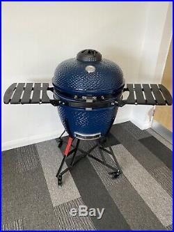 Louisiana Grills 24 (60 cm) Ceramic Kamado Charcoal Barbecue in Blue