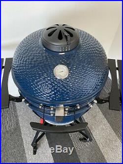 Louisiana Grills 24 (60 cm) Ceramic Kamado Charcoal Barbecue in Blue