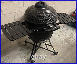 Louisiana Grills 24 (60cm) Kamado Grill Ceramic Charcoal BBQ Barbecue, Black