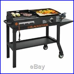 NEW Duo Griddle & Charcoal Grill Combo 1 Burner Blackstone BBQ Tailgate Party
