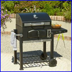 New Classic 60cm American Charcoal BBQ Barbecue Grill trolley outdoor garden
