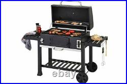 New XXL Large barbecue cooking Smoker Charcoal christmas gift Grill xmas BBQ UK