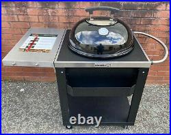 Nexgrill 22 (56 cm) Charcoal Kettle Barbecue BBQ Grill With Cart D