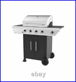 Nexgrill Classic 4 Burner Gas Grill with a Charcoal Tray Insert