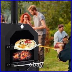 Outdoor Garden Barbecue 12 Pizza and Grill Oven Portable Pizza Maker BBQ Smoker
