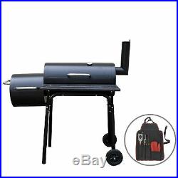 Outdoor Garden Multi Purpose Bbq Smoker With Tool Set Cooking Grilling Barbeque