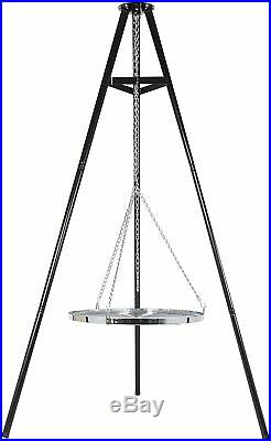 Outdoor Garden Patio Fire Pit Tripod Charcoal Firepit Adjustable Grill Patio Bbq