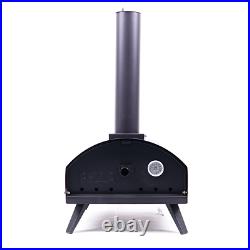 Outdoor Pizza Oven Wood Fired Like Ooni Barbecue Grill Bbq-bits Bella Black