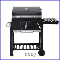 Outdoor XL Large Metal Smoker Barbecue Charcoal Portable BBQ Grill Garden Patio