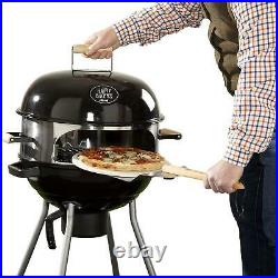 Pizza Kettle Barbecue Bbq Grill Outdoor Charcoal Patio Cooking Portable Round