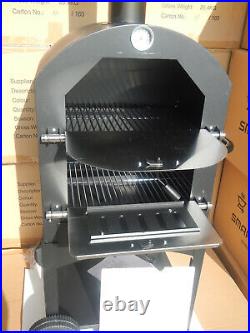 Pizza Oven / Grill Outdoor Garden Chimney Charcoal BBQ Smoker Bread Fish New