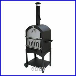 Pizza Oven / Grill Wood Charcoal Outdoor Garden Chimney BBQ Smoker Stone Baked