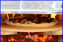 Pizzacraft Barbecue Bbq Deluxe Pizza Stone Kit for 18 and 22.5 Kettle Grills