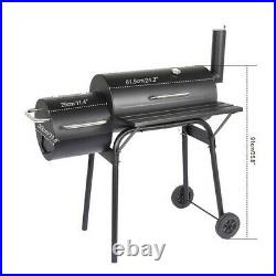 Portable BBQ Charcoal Grill with Wheel Party Outdoor Patio Garden Barbecue Large