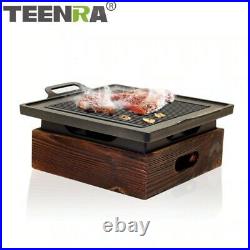 Portable BBQ Grill Korean Japanese Barbecue Charcoal Oven Household Outdoor Tool