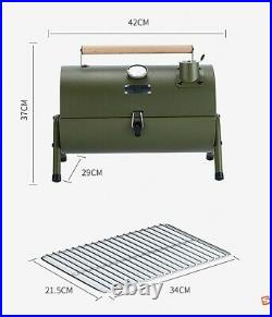 Portable BBQ Grill Stove Charcoal Smoker Oven Fire Pit Outdoor Backyard Folding