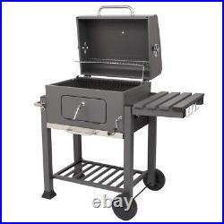 Portable Barbeque Grill Outdoor BBQ Charcoal Oven Trolley Garden Camping Picnic