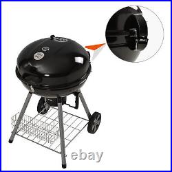 Portable Kettle BBQ Grill Outdoor Camping Party Charcoal Patio Cooking Round UK