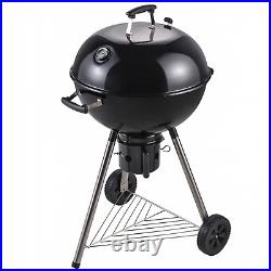 Portable Round Kettle Barbecue BBQ Grill Outdoor Charcoal Patio