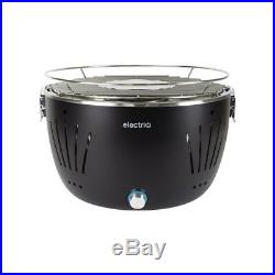 Portable Smokeless Charcoal BBQ Lotus Style Grill with Fan