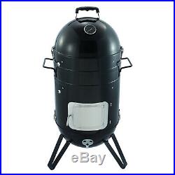 Premium Charcoal Smoker BBQ Grill with Hanging Rack, Hooks, Grill and Cover