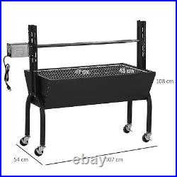 Rotisserie Charcoal BBQ Grill Roaster 50kg Bearing Electric Rotisserie Motor