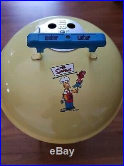 Simpsons Homer Simpson Weber Smoky Joe Charcoal BBQ grill from Year 2000