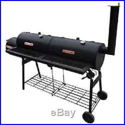 Smoker BBQ Barbecue Cooker Nevada XL with Double Grill Box Outdoor Party Newest UK