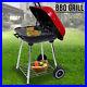 Smoker_Meat_Charcoal_Trolley_BBQ_Garden_Rack_Barbecue_Grill_Plate_Powder_Wheels_01_kdk