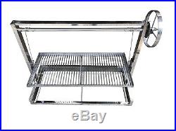 Stainless Steel Brick BBQ DIY Cooking Grill with Adjustable Heights