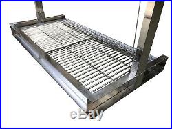 Stainless Steel Brick BBQ DIY Cooking Grill with Adjustable Heights SECONDS