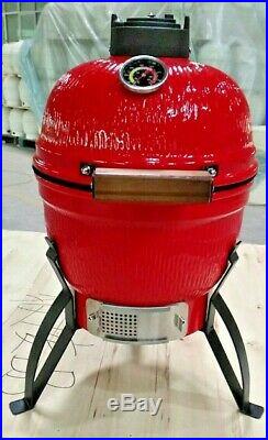 Super Grills 13Ceramic Kamado BBQ Grill, Smoker Oven Charcoal barbecue red